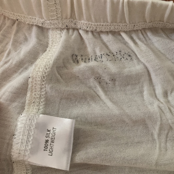 Ladies WinterSilks Winter Silks Base Layer Capri Pants Thermal Small White - Picture 3 of 3